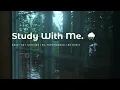 2 HOUR STUDY WITH ME 🌧️ / Rainy Day In The Forest 🍃🐿️  / Pomodoro 50-10 / Rain Sounds / No Music