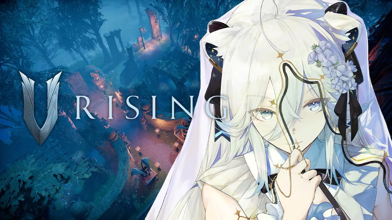 【V Rising】城を作って敵を倒して装備を作るヴァンパイアサバイバル！【獅白ぼたん/ホロライブ】