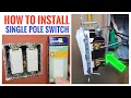 How To Install Light Switch Leviton Single Pole 5601