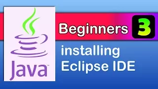 java beginners 3 Eclipse instalation - Java tutorials
