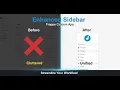 Enhanced Sidebar - Frappe Custom app