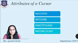 PL SQL - Cursors