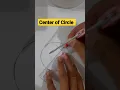 Download Lagu Perfect way to draw center of circle #shorts #center #circle #construction #geometry #ytshorts #diy