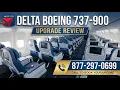 Delta Boeing 737-900 Review First Class vs Comfort Seats