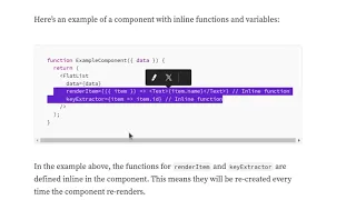Optimizing FlatList Performance in React Native
