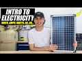 Basic Solar Electricity - Volts Amps Watts kWh AC DC PV Storage More Explained Ep 1
