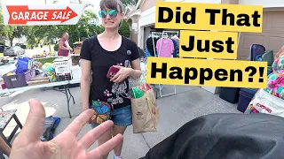 Garage Sale CONFRONTATION Did NOT Go Well