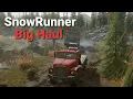 SnowRunner Hauling the Construction Rig Semi-Trailer Big Haul PS4