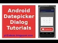 Android Datepicker Dialog