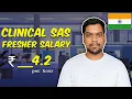 What salary should you get in your first clinical SAS job