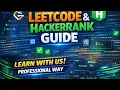 How to use leet code and hackerrank and coding guidelines