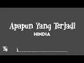 Download Lagu Hindia - Apapun Yang Terjadi (Lirik)