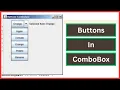 Java - How To Create a JComboBox with Buttons In Java NetBeans With Source Code
