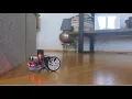 Maqueen Robot approachs obstacles and turns into different direction BBC micro bit
