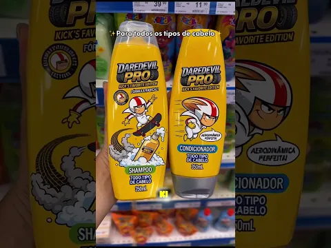 O SHAMPOO pra ir pra escola!