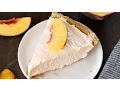 No Bake Peach Cheesecake