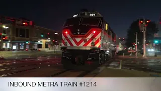The Complete Metra Morning Rush Hour At LaGrange Road On October 31 2025