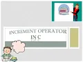 Increment operator in C - part 1 SliceInfo