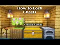 How to lock a chest in Minecraft BlockProt Plugin