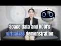 Space data and KDDI s virtual ISS demonstration