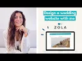 Design a Zola wedding website with me - demo deep dive
