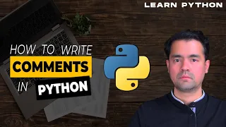 How to Write comments in Python Learn Python