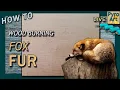 Pyrography Live How To Wood Burn Fox Fur Part 1 - Burn along with Me