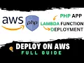 Deploy PHP on AWS Lambda with Bref Serverless PHP Tutorial Step by Step
