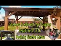 Yardistry 12 x 16 wood gazebo with Aluminum roof Costco using timelapse
