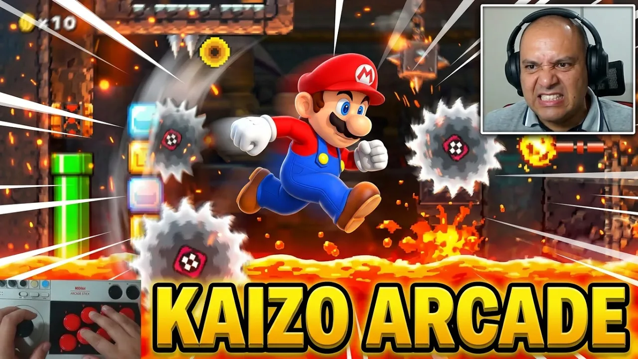 supero uno de mis niveles kaizo con nuevo control arcade en tan solo 3 minutos #supermariomaker2