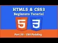 HTML5 CSS3 - Beginners Tutorial