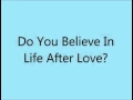 Lagu Cher Believe with Lyrics