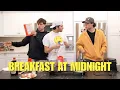 Surprising Nick with breakfast at midnight