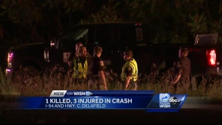 Deadly crash closes portion of I-94 in Delafield