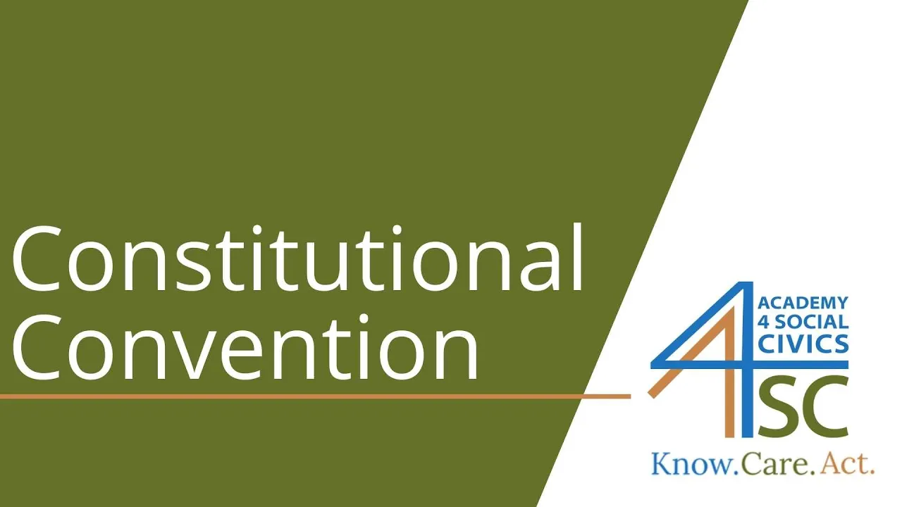 Constitutional Convention: The Birth of the Constitution- History of the United States Series | ...