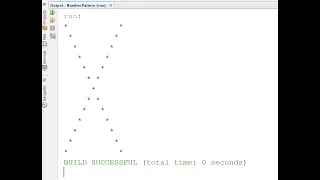 X Shape Pattern in Java Coding With Jack