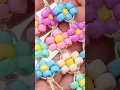 Pony Bead Flower Keychain