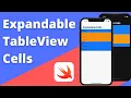 Creating Expandable TableView Cells Collapsable - Xcode 12 Swift 5 iOS Development 2022