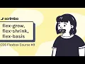 Flex grow shrink basis CSS Flexbox tutorial