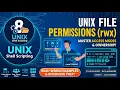 UNIX Tutorial for Beginners Class 8 UNIX File Access Modes Permissions UNIX Shell Scripting