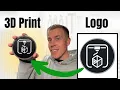 The EASIEST Way to 3D Print a Logo for FREE - Easy Tutorial