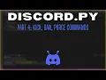 How to make a Discord Bot Part 4 Ban Kick Purge commands Discord py