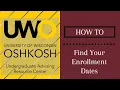 How to Find Your Enrollment Dates