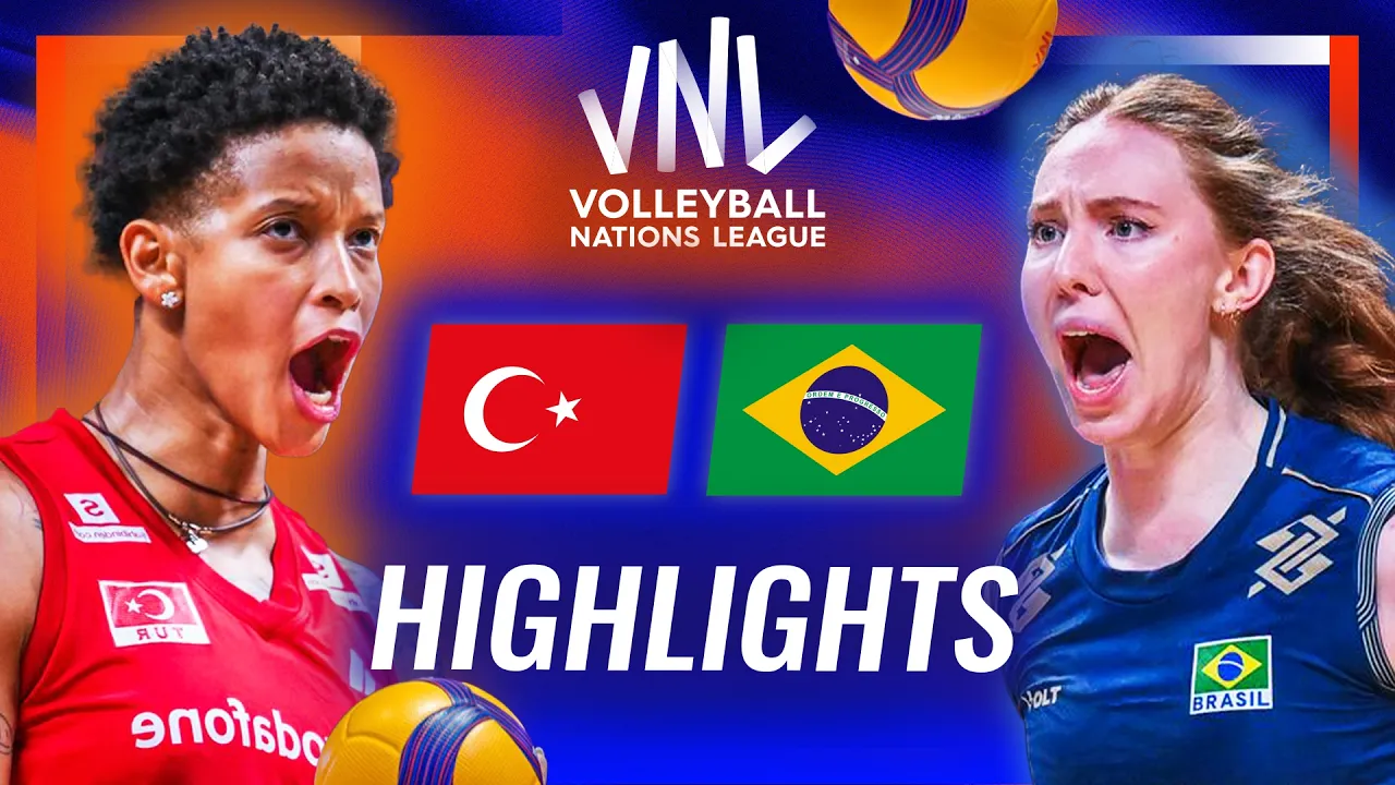 Türkiye 🇹🇷 vs. Brazil 🇧🇷 - Gold Match | Highlights | Women's VNL 2026 - Final