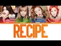 Lagu MAMAMOO (마마무) 나만의 (Recipe) Color Coded Lyrics (Han/Rom/Eng)