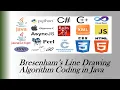 How to implement Bresenham s line drawing algorithm in java Computer Graphics Java