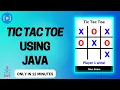 Tic Tac Toe Game using Java Full Project