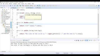 Abstraction with Inheritance and Polymorphism Java OOPS Tutorial