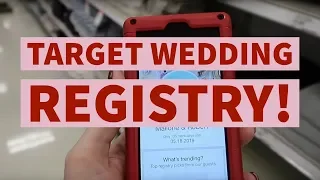 PUTTING THINGS ON OUR TARGET WEDDING REGISTRY