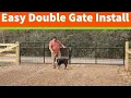 Keep Trespassers Out with Double Gate in 30 Minutes